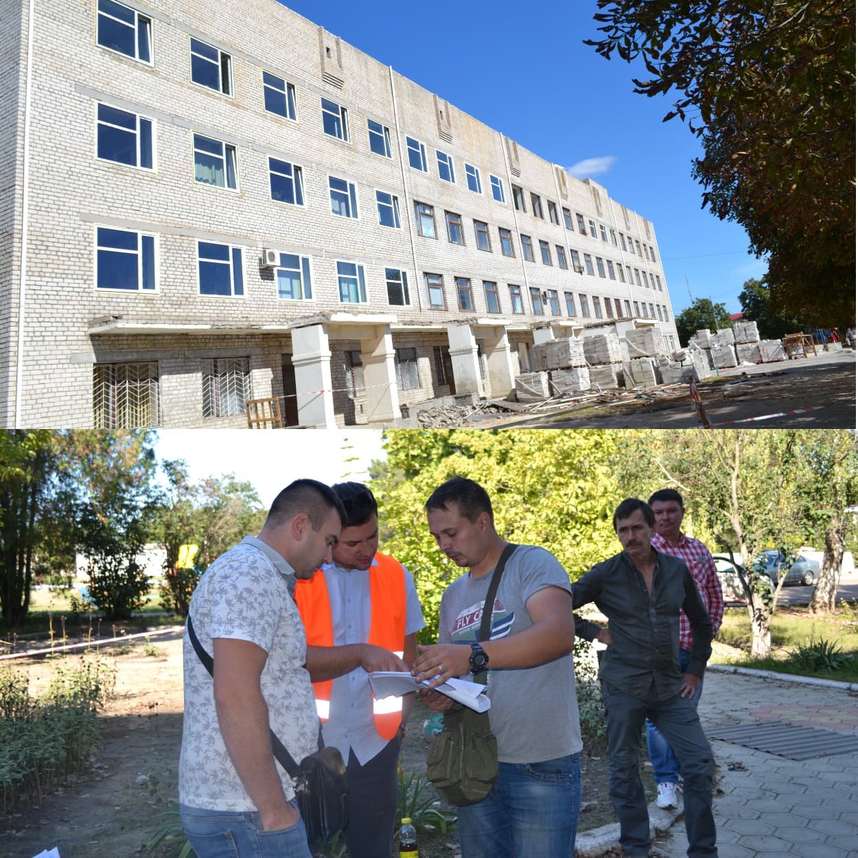 Відбулась нарада з підвищення якості робіт у будівлі поліклініки Вознесенської лікарні